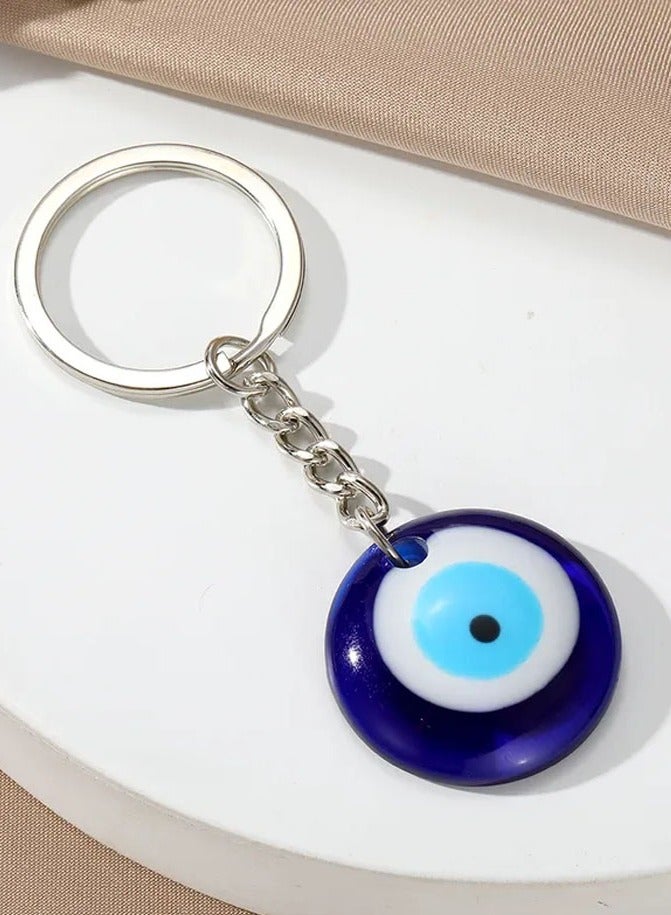 Elegant and distinctive key chain with evil eye design wonderful key chain