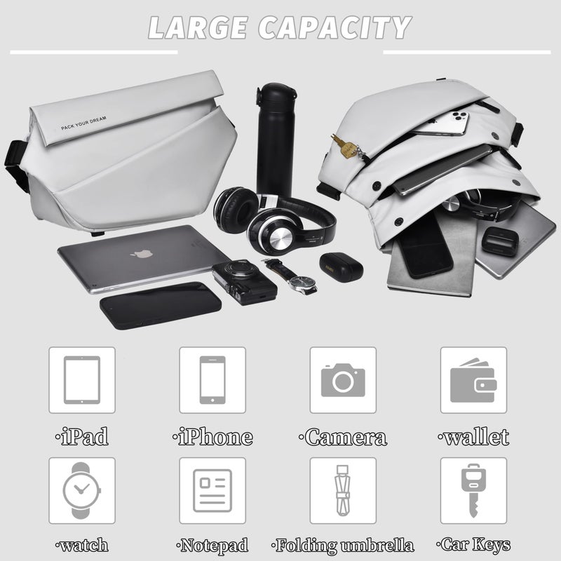 FSD.WG Cross-body bag Shoulder bag Sling Backpack and Crossbody Bags for Men fit 12" iPad Casual Daypack - Image 5