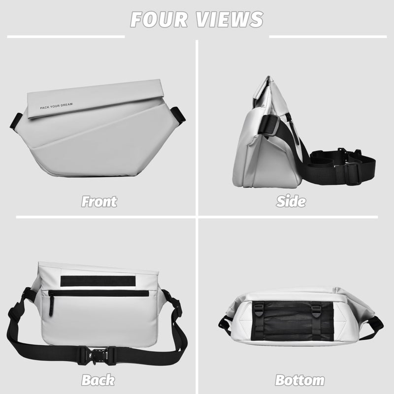 FSD.WG Cross-body bag Shoulder bag Sling Backpack and Crossbody Bags for Men fit 12" iPad Casual Daypack - Image 3