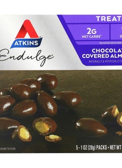 Atkins Endulge Chocolate Covered Almonds 5 Packs 1 oz (28 g) Each 