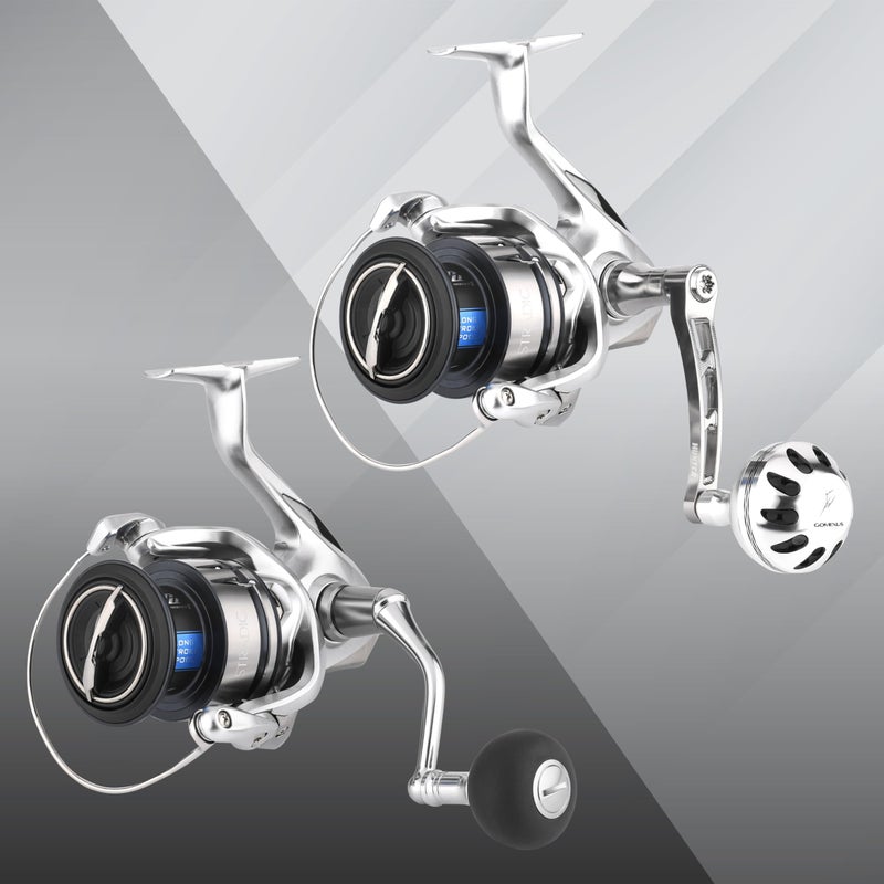 GOMEXUS Power Handle Compatible with Shimano Stradic FL FM Stella Ultegra FB Twin Power FD Spinning Reel(Not for sw) - Image 4