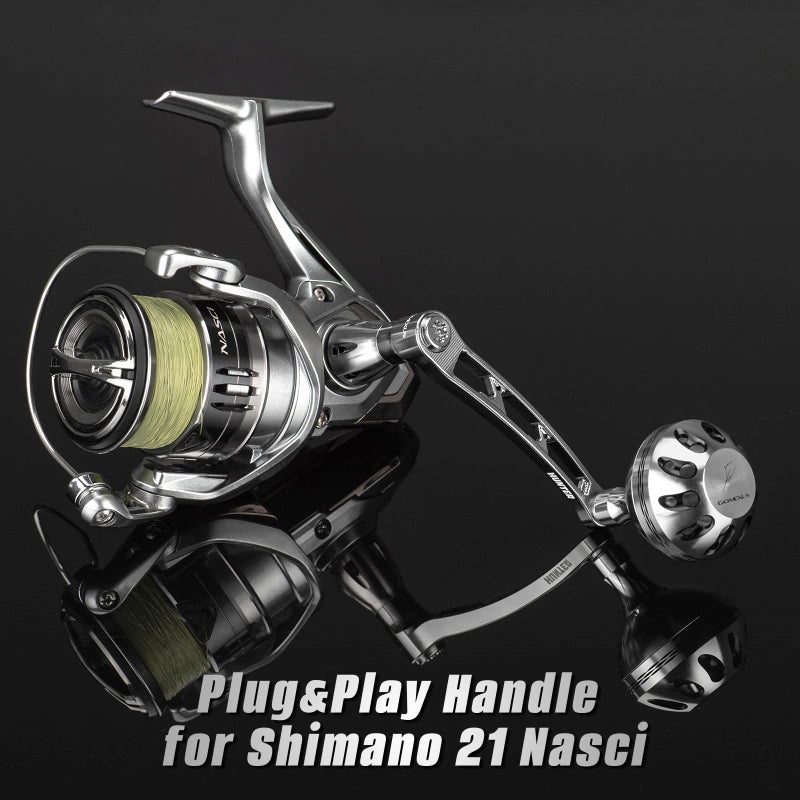 GOMEXUS Power Handle Compatible with Shimano Stradic FL FM Stella Ultegra FB Twin Power FD Spinning Reel(Not for sw) - Image 3
