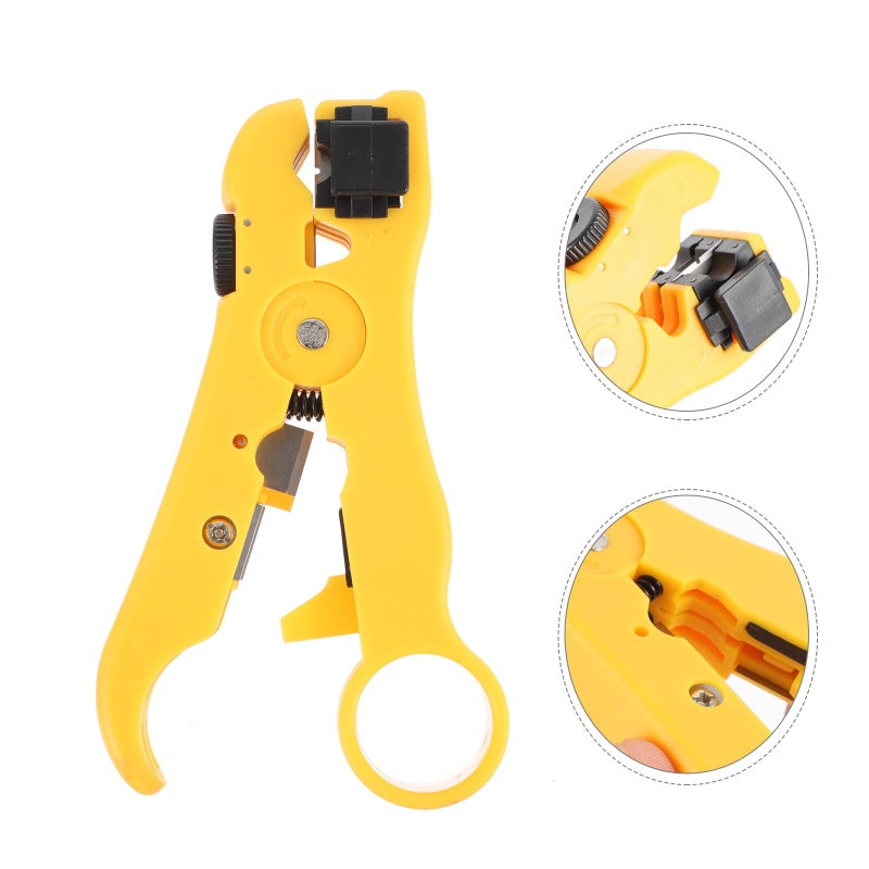 Multifunctional Wire Stripper Tool with Crimping Cutting Functions Ergonomic Pliers for Cable Stripping - Image 3
