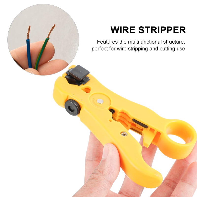 Multifunctional Wire Stripper Tool with Crimping Cutting Functions Ergonomic Pliers for Cable Stripping - Image 5