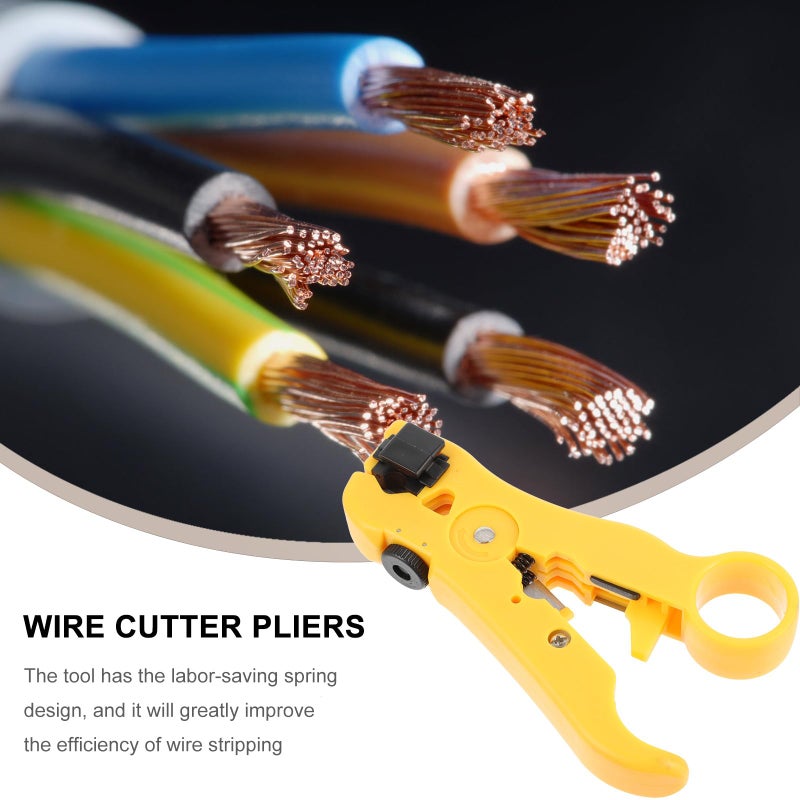 Multifunctional Wire Stripper Tool with Crimping Cutting Functions Ergonomic Pliers for Cable Stripping - Image 4