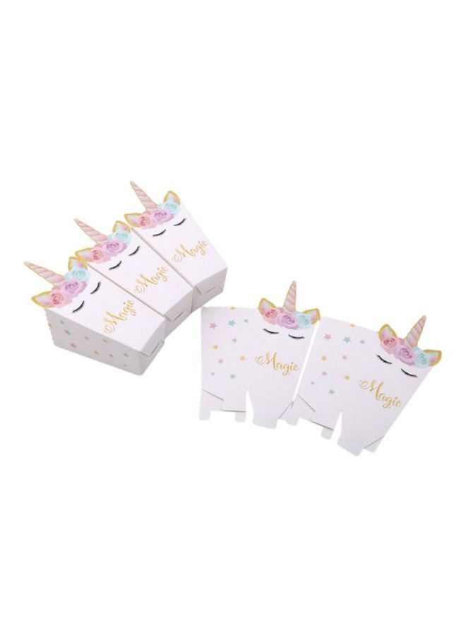 NIBEMINENT 12-Piece Unicorn Cute Popcorn Box Set 17x26cm - Image 2