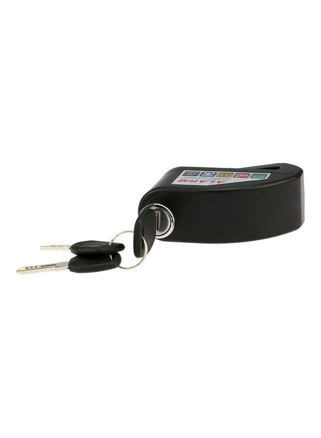Loquat Disc Brake Lock Security Anti-theft Alarm Lock - Image 3