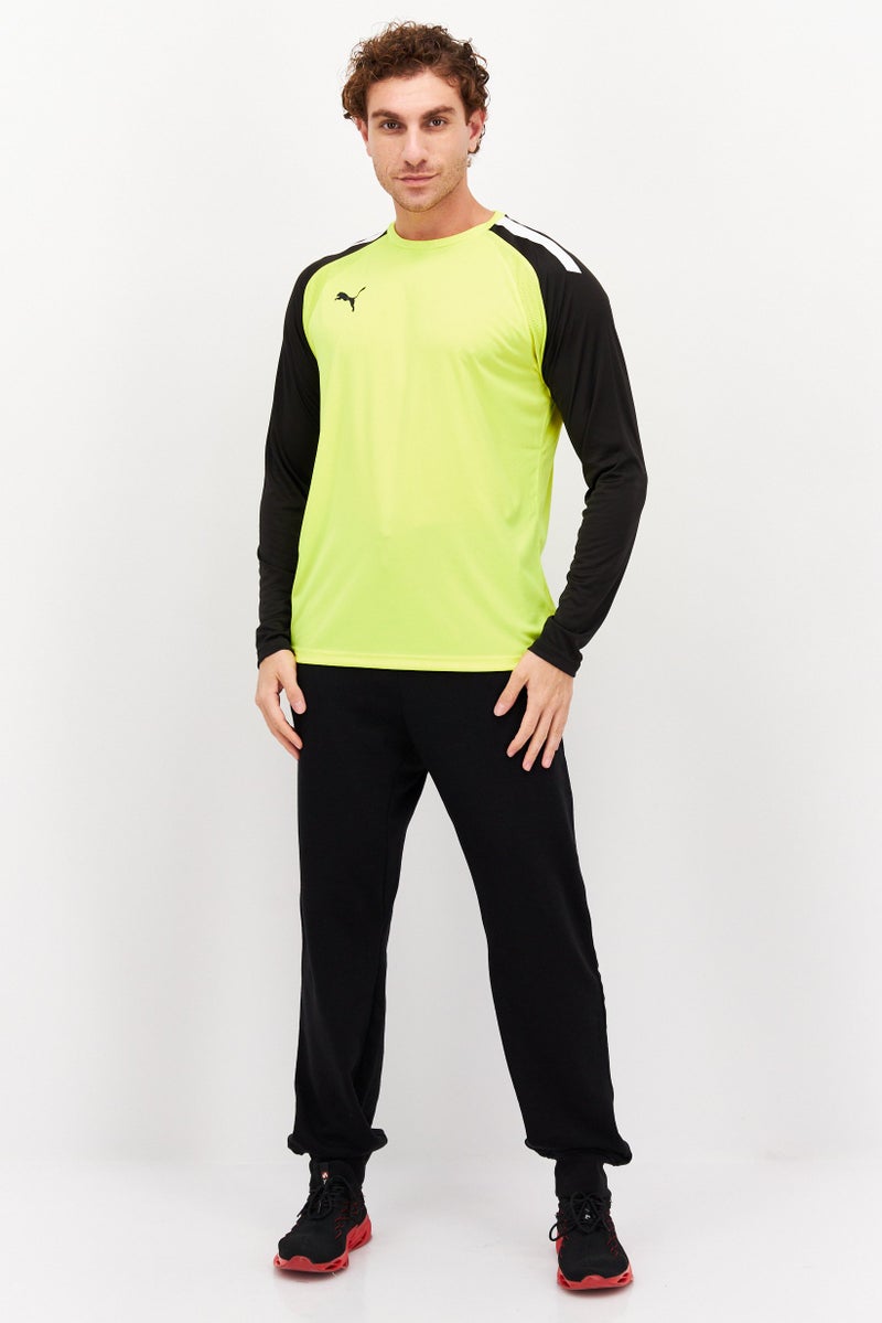 PUMA Men Sportswear Fit Long Sleeves Training Sweatshirt, Yellow - Image 2