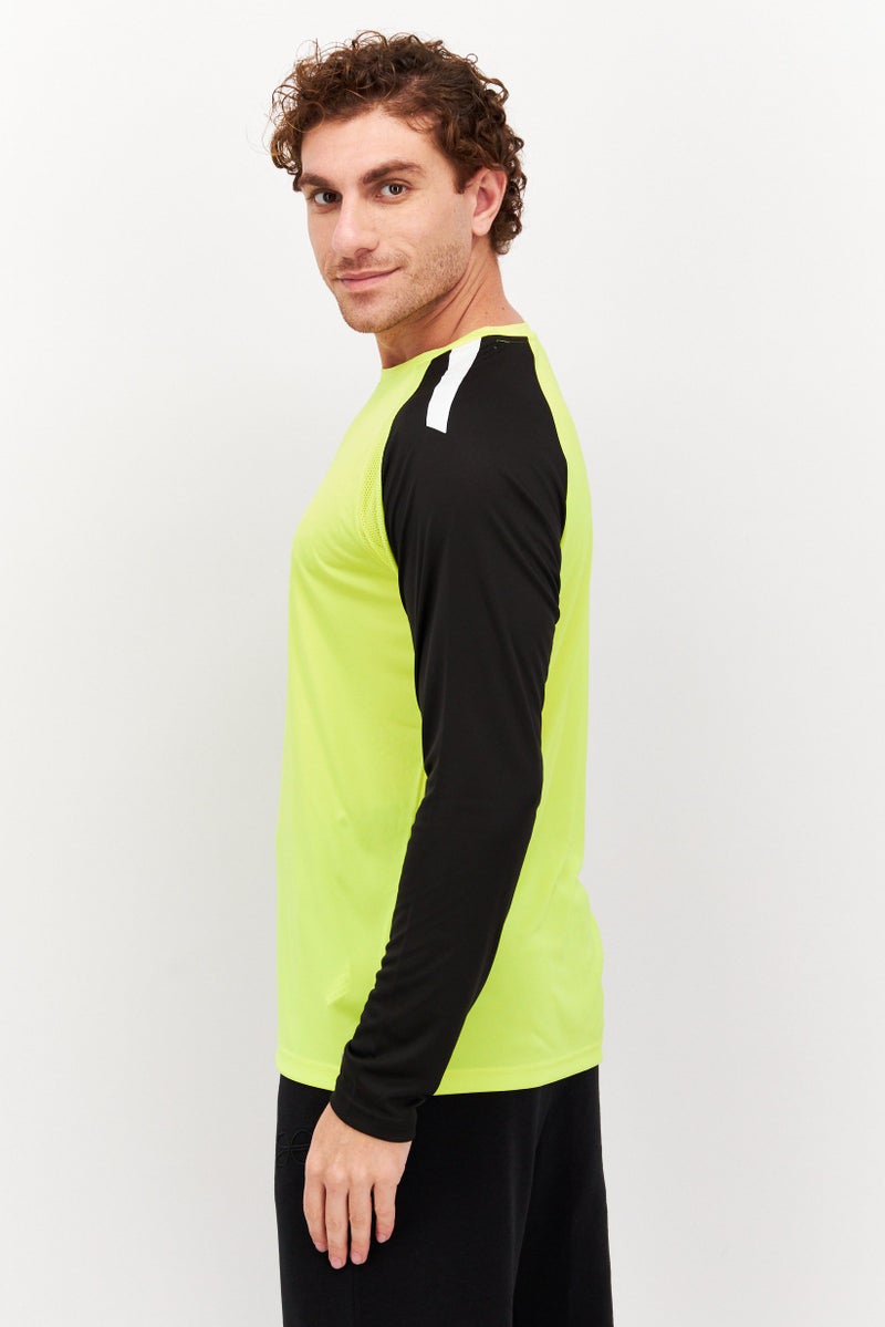 PUMA Men Sportswear Fit Long Sleeves Training Sweatshirt, Yellow - Image 3