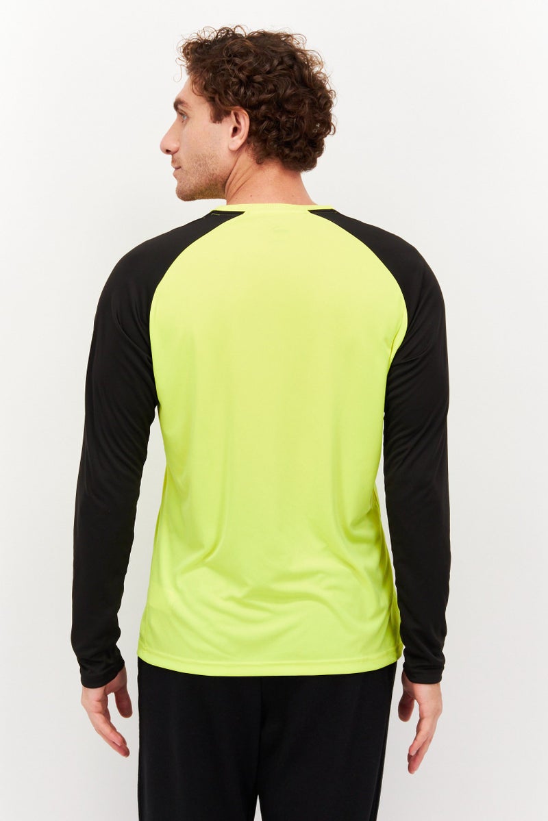 PUMA Men Sportswear Fit Long Sleeves Training Sweatshirt, Yellow - Image 4