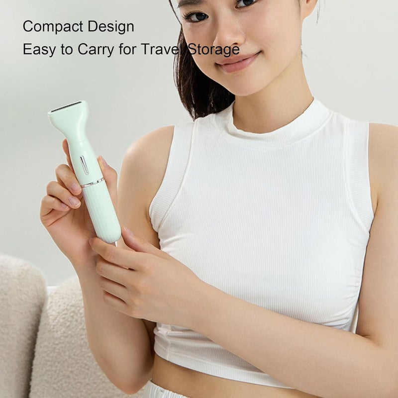 Electric Body Hair Trimmer, Pubic Trimmer with 4 Heads, Bikini for Facial, Arms, Back, Legs, Chest, Groin, Men, Women Grooming Tool - Image 2