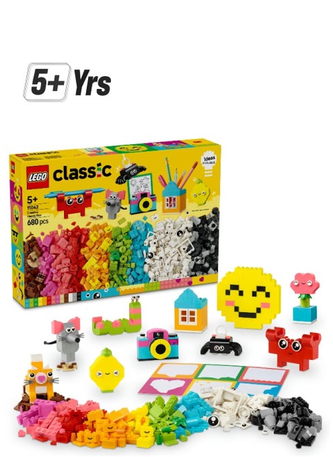 LEGO Classic Creative Happy Box 11042 Building Set (680 Pieces)