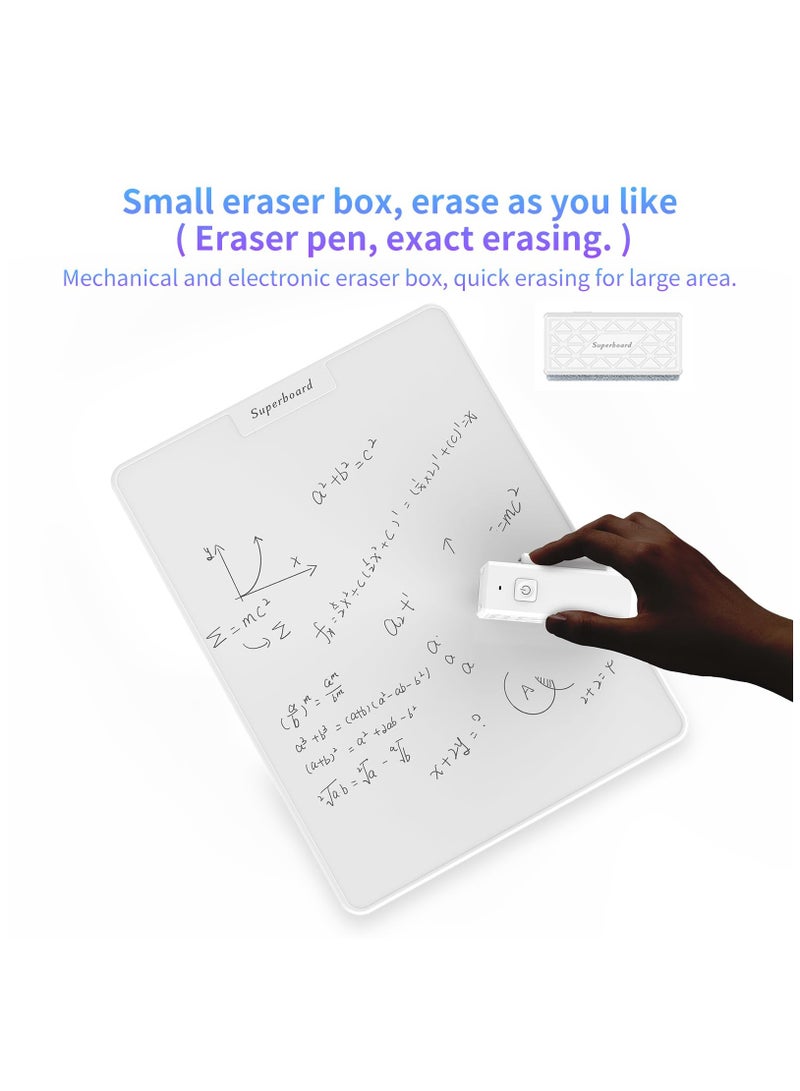 SYOSI Magnetic drawing board, drawing tablet, 15inch writing tablet, paper-like writing experience, no ink, no consumables, school or office supplies, Educational Learning Toddler Toys notepad - Image 5