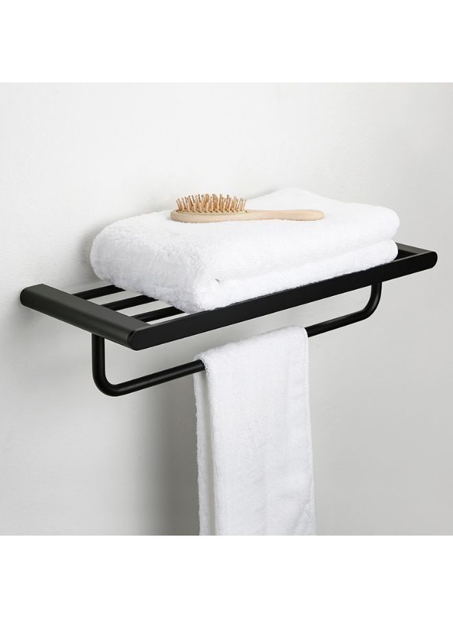 Bathroom Stainless Steel Wall Mounted Towel Rack Holder Shelf  - Image 1