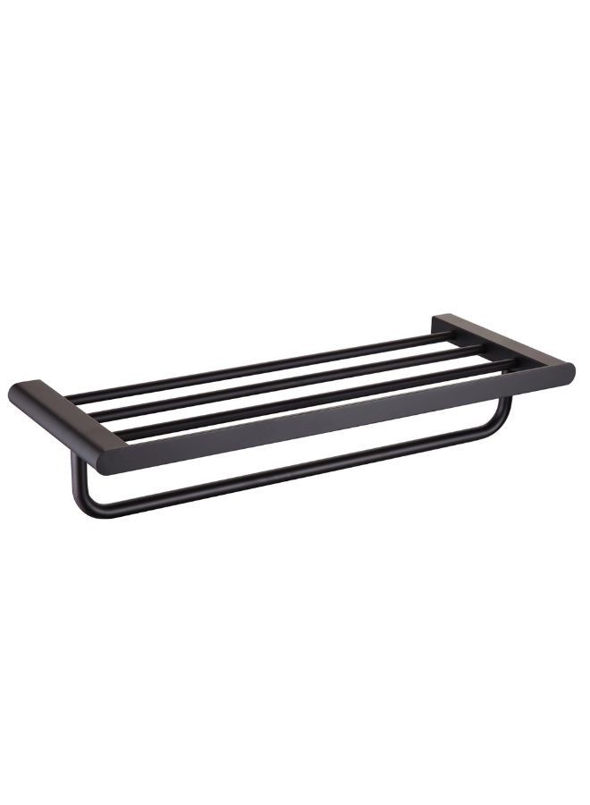 Bathroom Stainless Steel Wall Mounted Towel Rack Holder Shelf  - Image 4