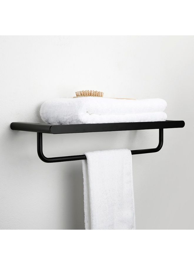 Bathroom Stainless Steel Wall Mounted Towel Rack Holder Shelf  - Image 3