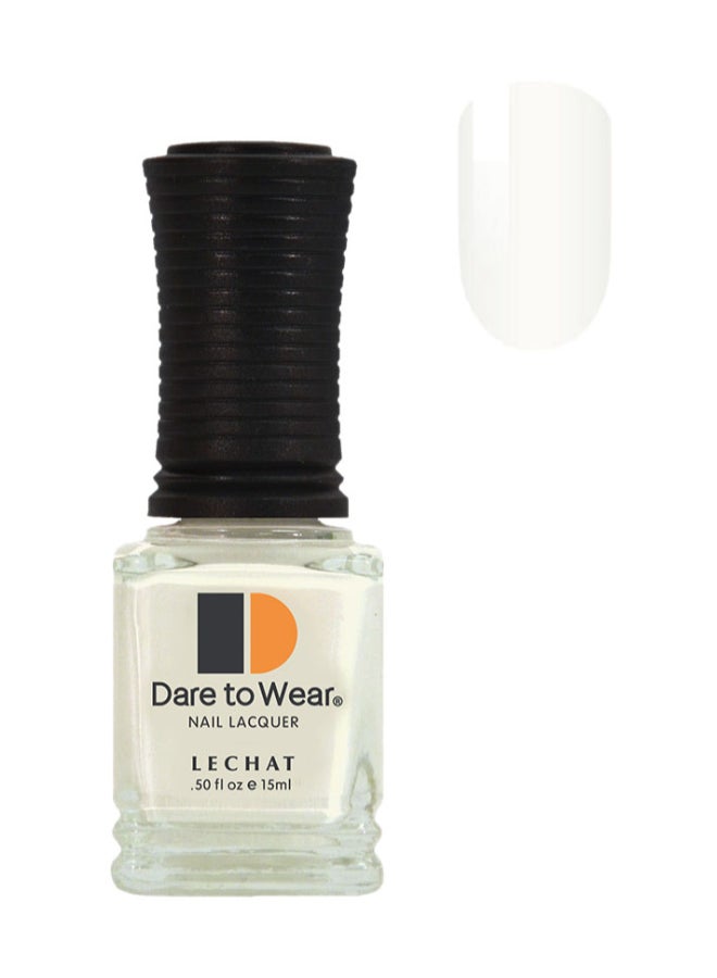 Lechat Nail Polish Super Shine Long Wear Lacquer Quick Drying Nail Color Resists Chips Fading Lasts Up To 3 Weeks Precise Application In One Stroke Nail Paint Marshmallow Gin Dw35