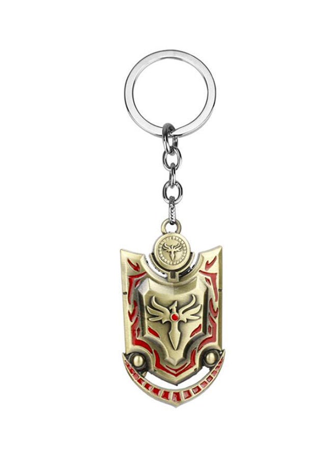 NIBEMINENT LOL Totem Logo Hero League Rick And Morty Key Chain - Image 1