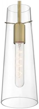 Nuvo Alondra1 Light Mini Pendant in Traditional Style4 Inches Wide by 14 Inches HighVintage Brass Finish - Image 3