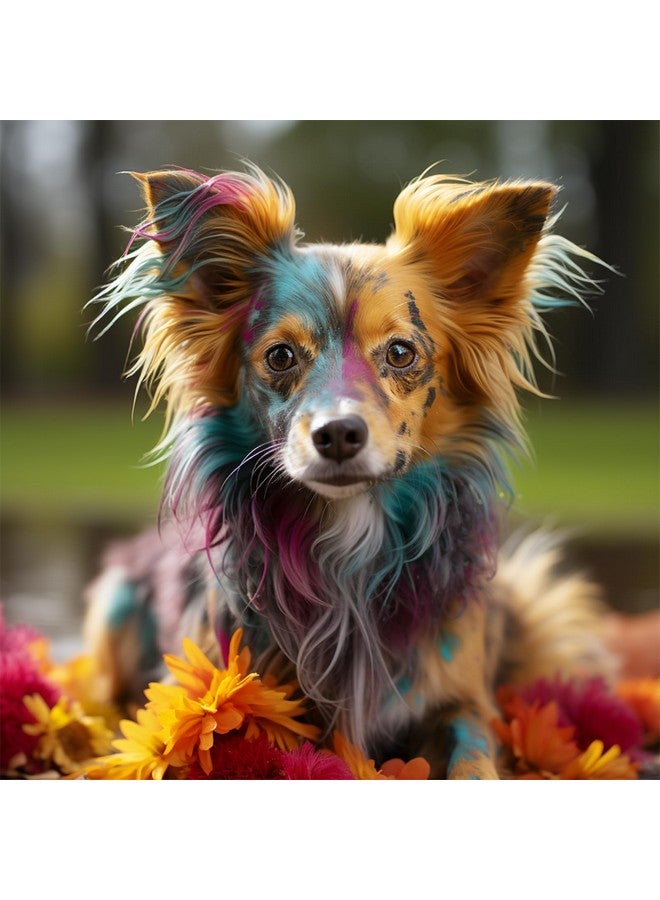 Avont Dog Hair Dye Paint Temporary, Pet Fur Markers Non Toxic Safe Hair Color Painting Styling Crayon For Cats Horses Cattle Livestock 6 Colors - Image 3