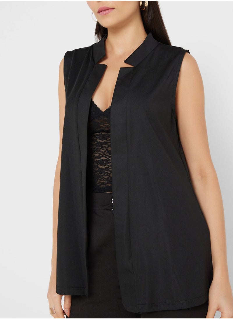 ELLA - Sleeveless Blazer Vest - Image 1
