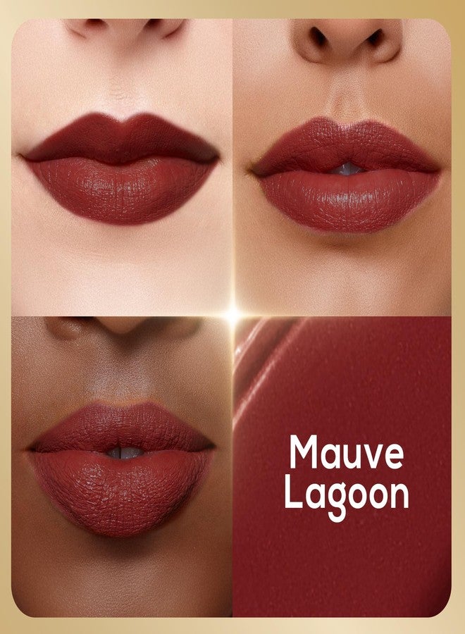 RENEE H2O Hydrating Creme Lipstick - Mauve Lagoon, Super Glossy, Lightweight, Non-drying & Hydrating, Easy Glides Formula with Intense Pigment, Shea Butter, Hyaluronic Acid, Jojoba Oil Infused - Image 4