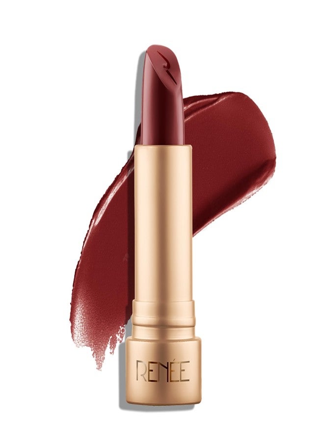 RENEE H2O Hydrating Creme Lipstick - Mauve Lagoon, Super Glossy, Lightweight, Non-drying & Hydrating, Easy Glides Formula with Intense Pigment, Shea Butter, Hyaluronic Acid, Jojoba Oil Infused - Image 1
