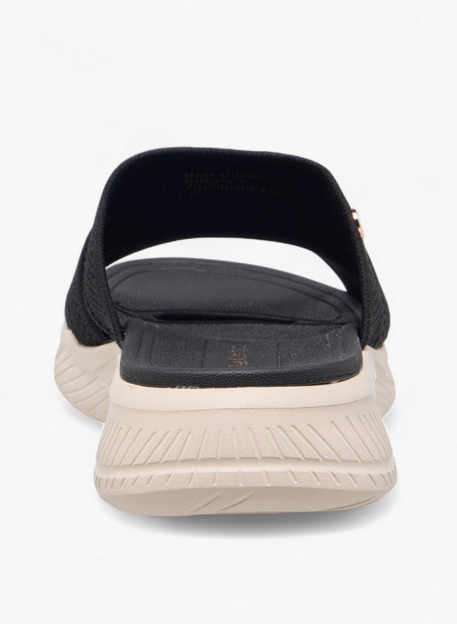Le Confort Women's Textured Slip-On Flyknit Comfort Sandals  - Image 5