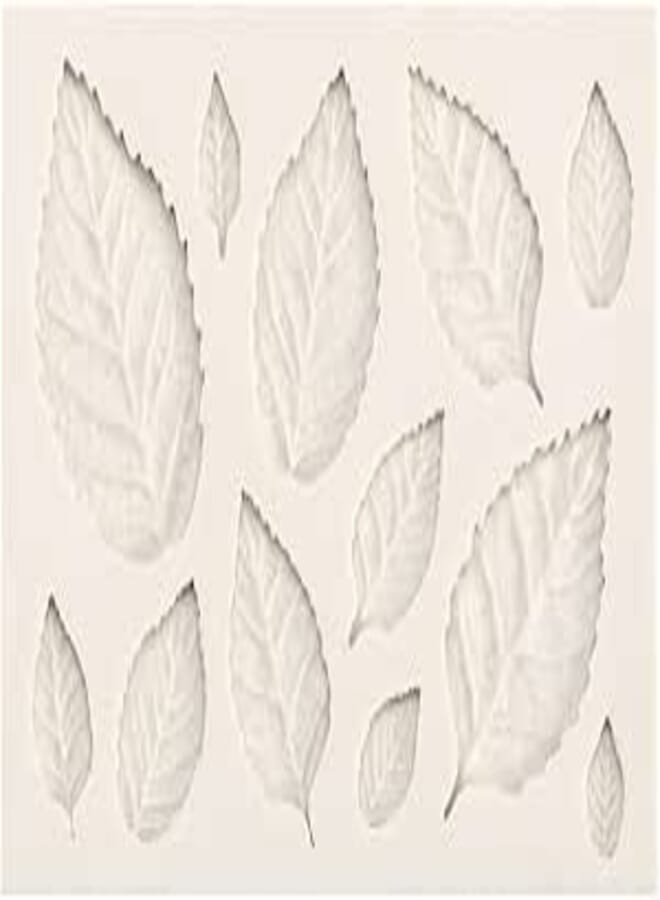 Leaf Silicone Mold, Food Grade Silicone Baking Mould, Flexible and Non Stick Leaves Fondant Cake Mold, DIY Cake Decorating Tools for Wedding Cake Decoration, Sugarcraft