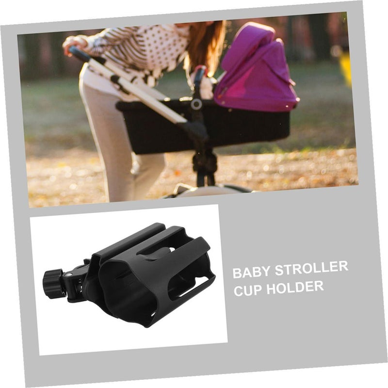 2 Pcs Universal Cup Holder for Wheelchair Walker Stroller Bicycle with Phone Stand - Image 4
