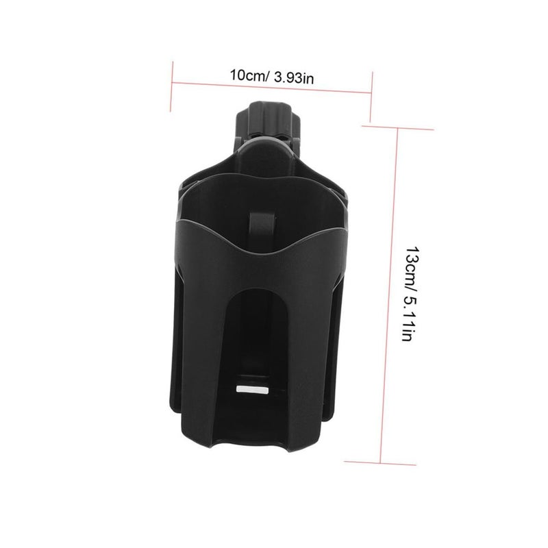 2 Pcs Universal Cup Holder for Wheelchair Walker Stroller Bicycle with Phone Stand - Image 3