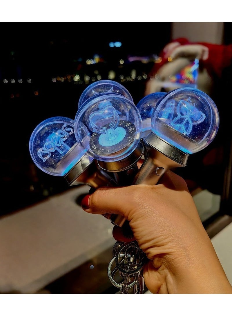 NIBEMINENT Kpop Aespa Glowstick Light Keychain Mini Stick Light Pendant - Image 3