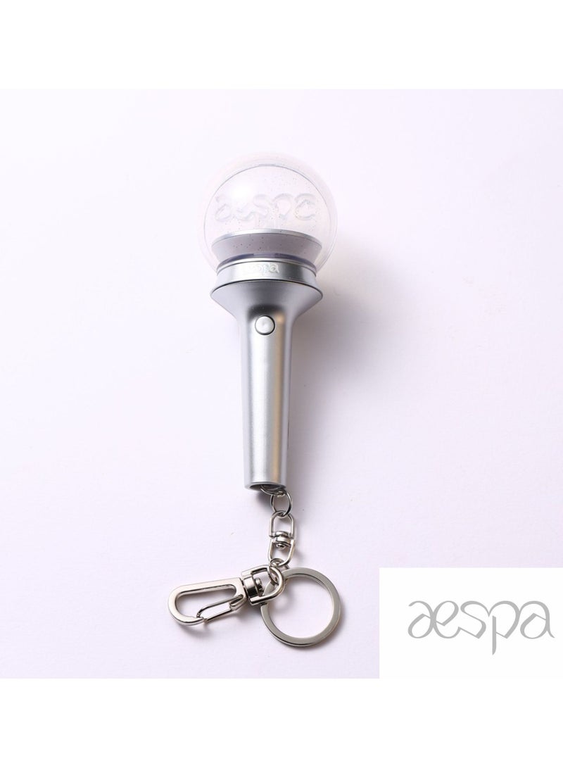 NIBEMINENT Kpop Aespa Glowstick Light Keychain Mini Stick Light Pendant - Image 1