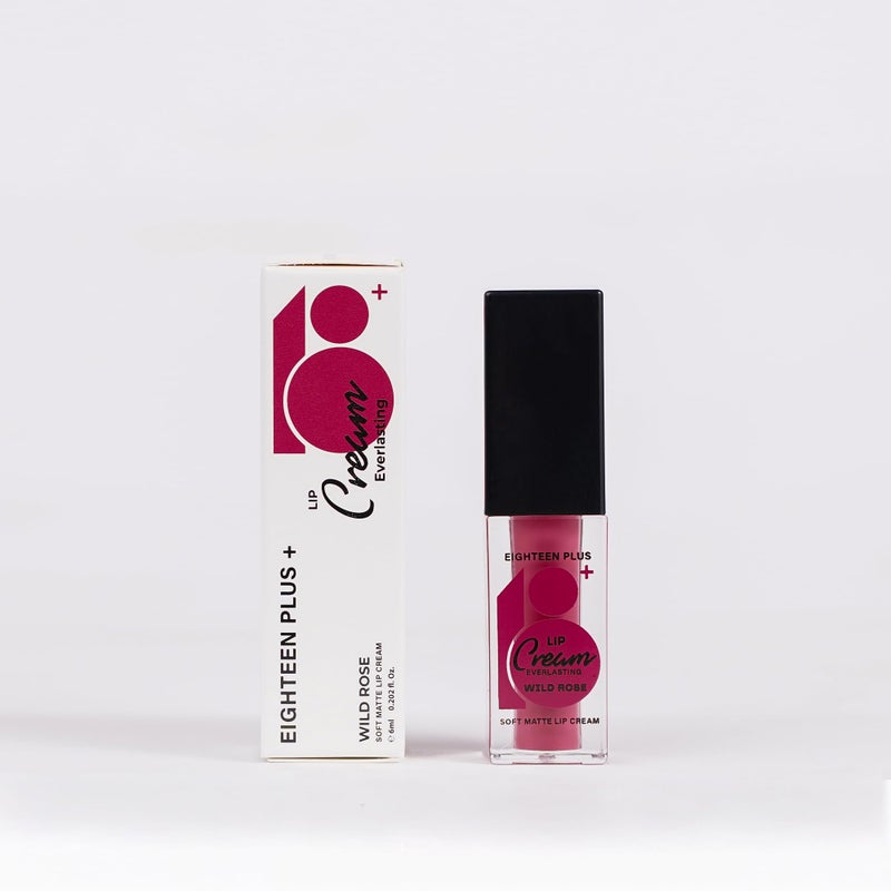 Everlasting Lip Cream, Wild Rose, Soft Matte Finish, Long-Lasting 24-Hour Wear, 6ml