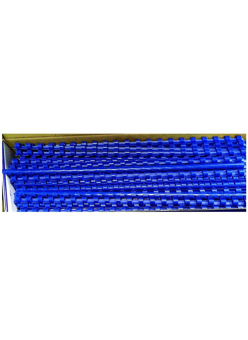 SUPER DEAL 100-Piece Binding Combs 22mm Blue  - Image 2