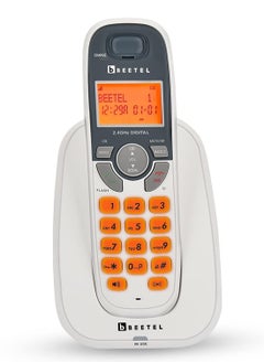 Beetel X70 Cordless Phone, 2.4GHz Frequency, 2 Way Speaker Phone, Ringer Volume, LED Notification for Ringer and Charging (X70)(White)