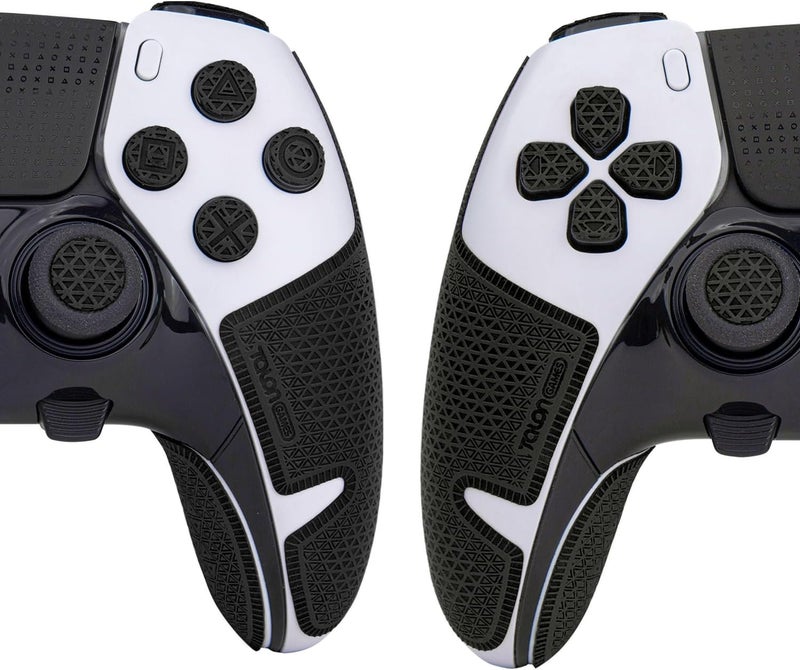 TALONGAMES Controller Grips for PlayStation 5 DualSense Edge, Anti-Slip, Sweat-Absorbent, Textured Skin kit, for PS5 Edge Controllers Handle Grips, Buttons, Trigge, D-pad (Ultra Version - Black) - Image 4
