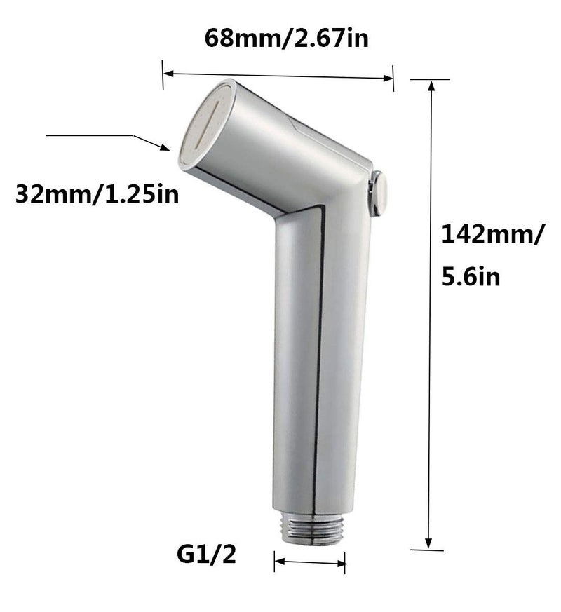 Tagve Stainless Steel and ABS Polished Jet Sprayer - Image 2