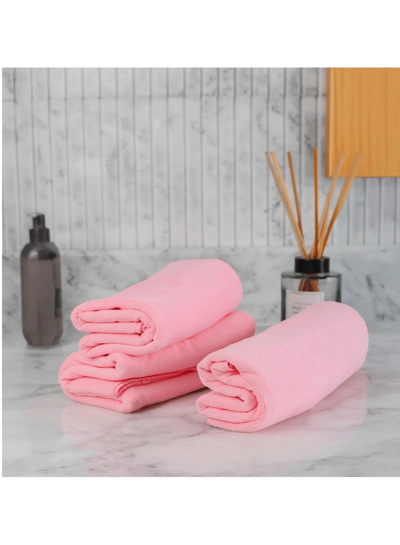 RJ Pink Medium Bath Towel 100*45cm - Image 1