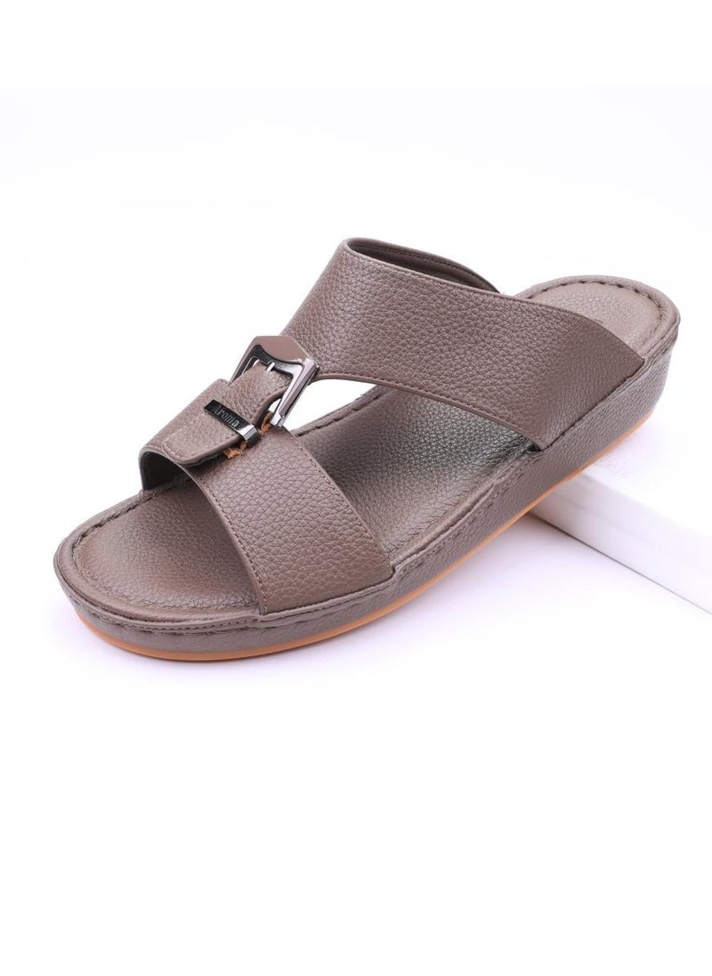 Aroma Stylish men's leather slippers  - Image 2