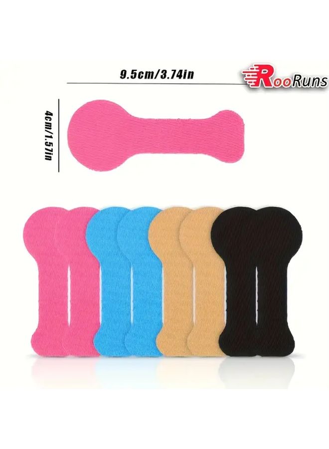 Self Adhesive Anti Wear Protection Patches For Toe And Finger 20pcs Black - Image 2
