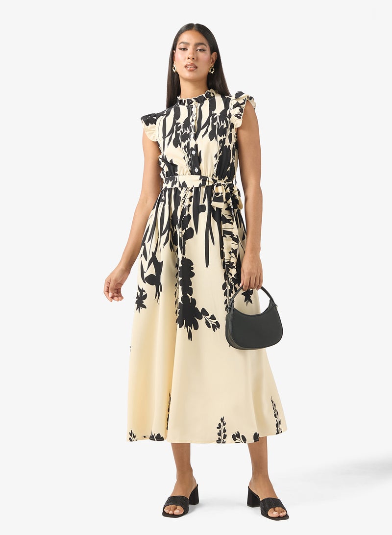 ELLA Floral Print Dress - Image 4
