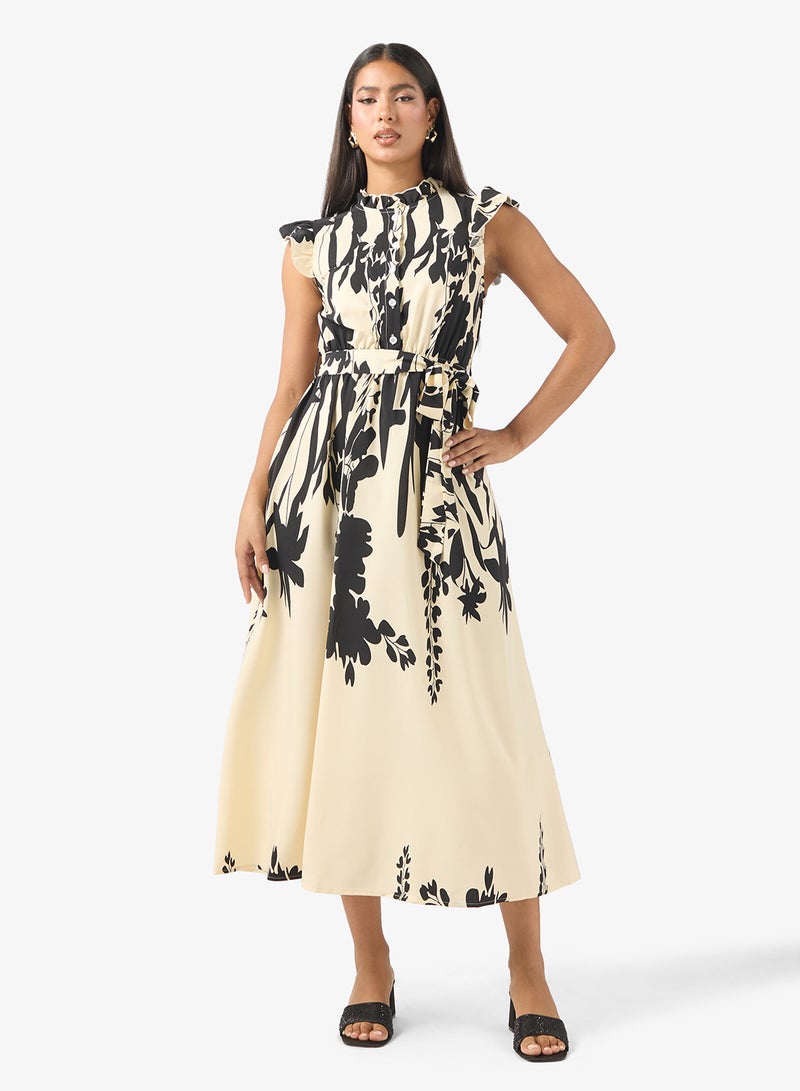 ELLA Floral Print Dress - Image 1