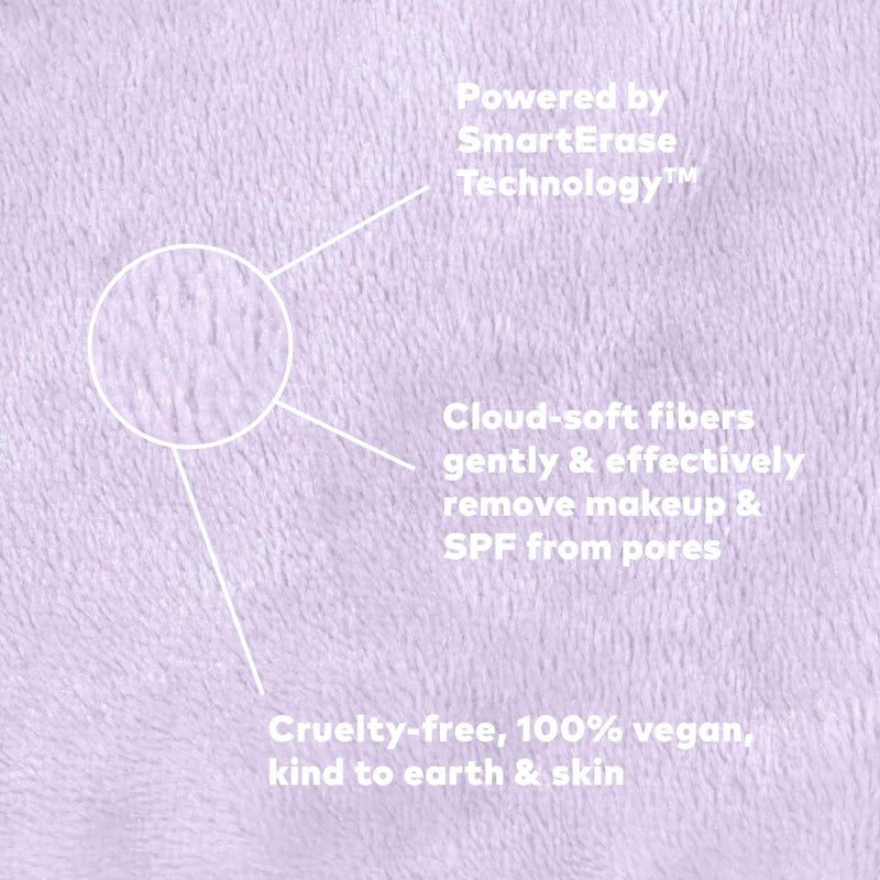 Makeup Eraser The Original MakeUp Eraser 7-Day Set, Erase All Makeup With Just Water, Including Waterproof Mascara, Eyeliner, Foundation, Lipstick, Sunscreen, and More! Hello Kitty & Friends Go Glamping, 7ct - Image 4