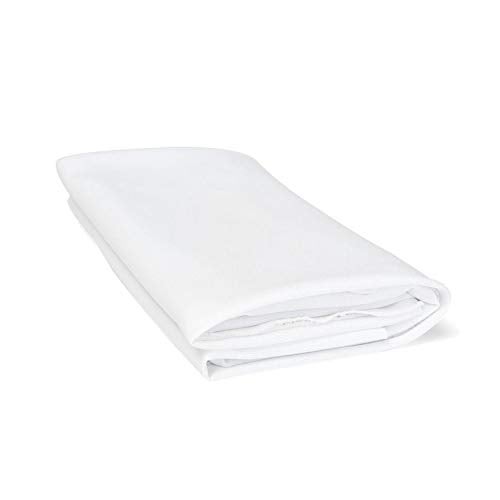 Flushbay Speaker Grill Cloth Speaker Fabric Protective Dustproof Mesh Cloth Stereo Fabric for Audio Amplifier Speaker Repair 50x160cm/19.7’’x63’’ (White) - Image 1