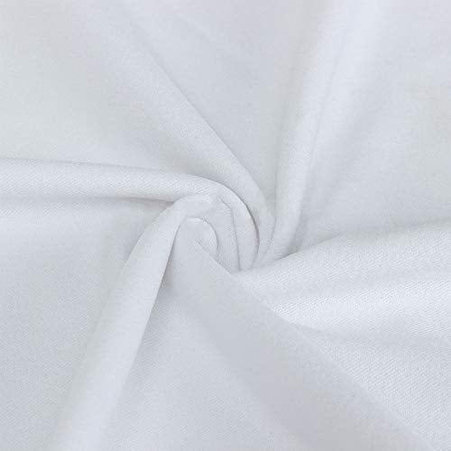 Flushbay Speaker Grill Cloth Speaker Fabric Protective Dustproof Mesh Cloth Stereo Fabric for Audio Amplifier Speaker Repair 50x160cm/19.7’’x63’’ (White) - Image 2