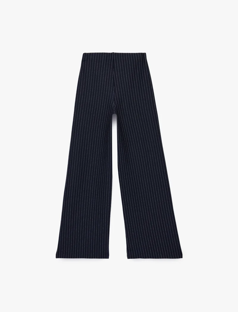 كوتون Striped Palazzo Pants