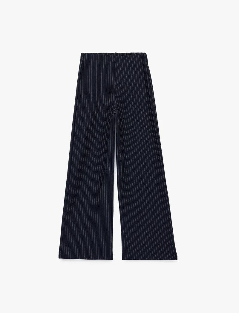كوتون Striped Palazzo Pants