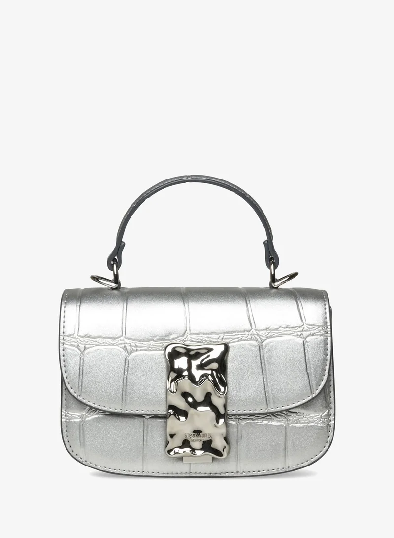 ستيف مادن Binque-C Silver Women's Hand Bag