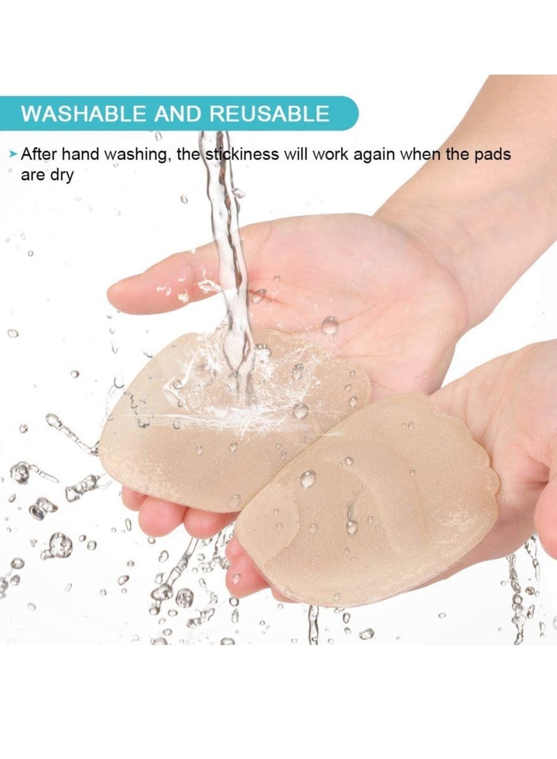 SYOSI Party Feet Ball of Foot Cushions, Metatarsal Pads, Anti-slip High Heel Insoles for Women, Forefoot Pads Self sticking Gel Insoles Insert for High Heels 4 Pairs Skin Black Color - Image 5